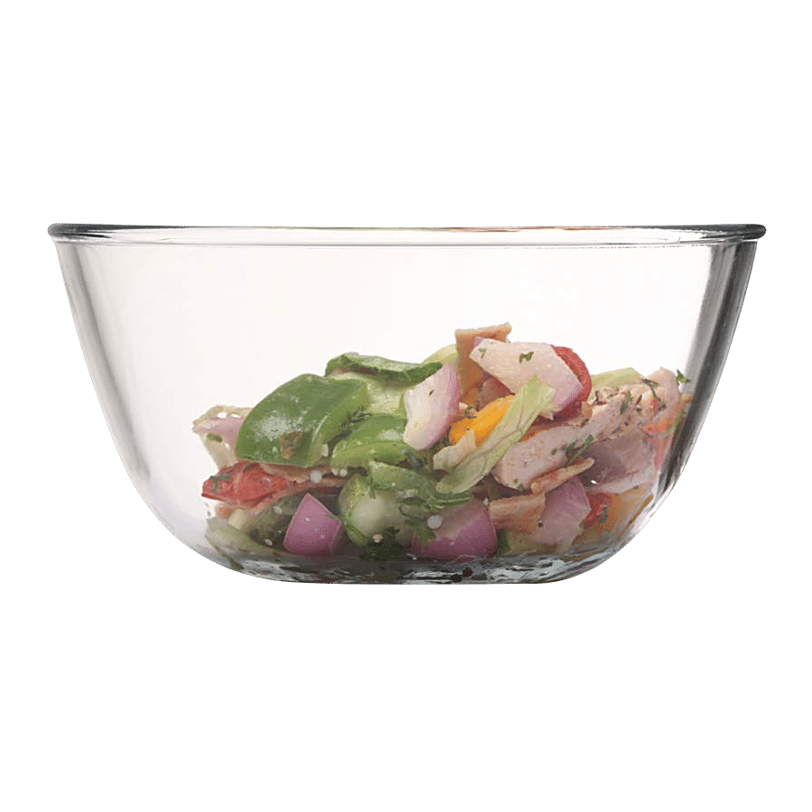 Femora Borosilicate Glass Mixing Bowl Microwave Safe