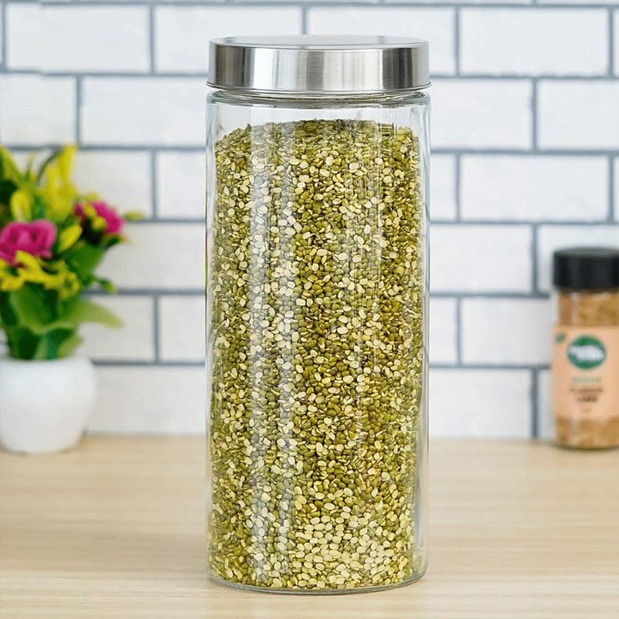 Femora Kitchen Storage Jar - Clear Glass