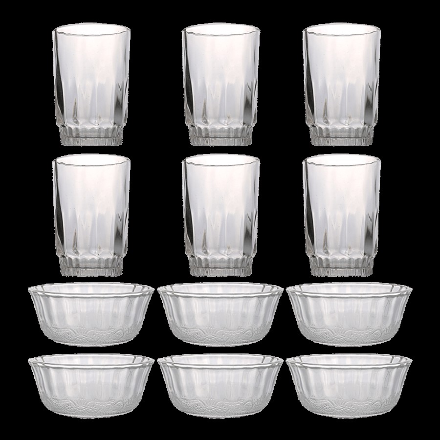 Glass Ideas  Gift Set - Fiona Serving Bowl & Juice Glass