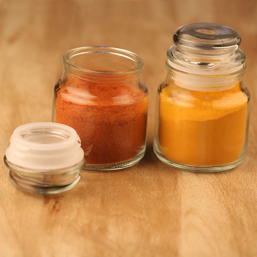 Glass Ideas  Spices/Dryfruits Glass Jar