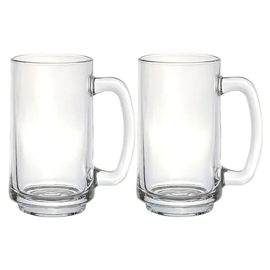 Hi-Luxe Beer Mugs - Glass