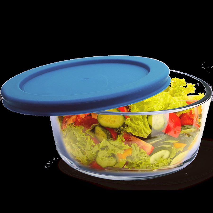 Iveo  Borosilicate Glass Container - With Lid