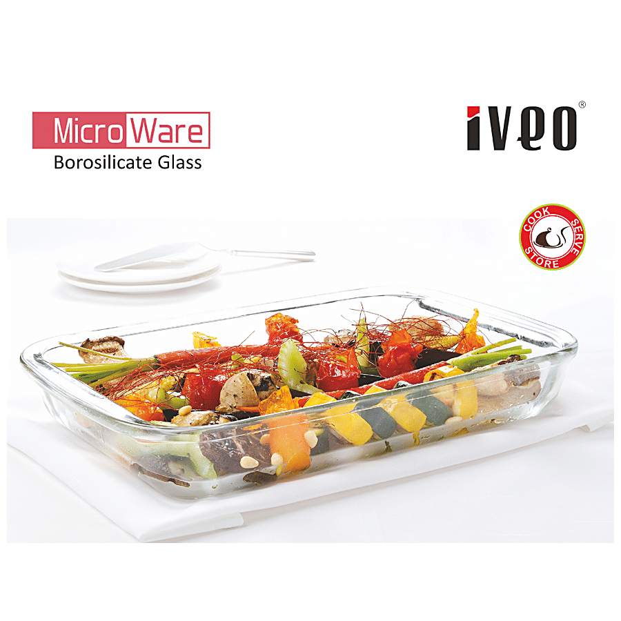 Iveo  Borosilicate Glass Rectangular Bakeware