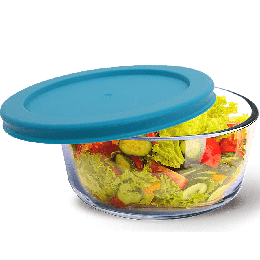 Iveo  Glass Container With Lid - Transparent