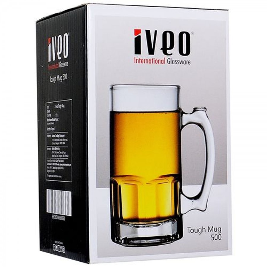 Iveo  Glass Tough Beer Mug