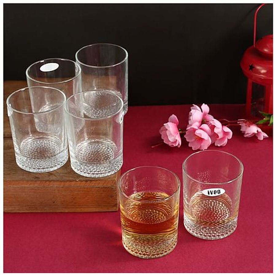 Iveo  Iveo Glass Diamond Whisky/Juice Glass Set