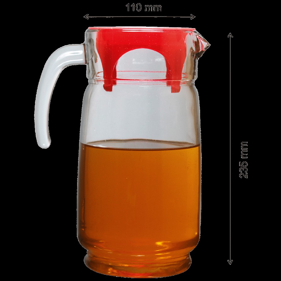 Iveo  Jug With Lid - Glass