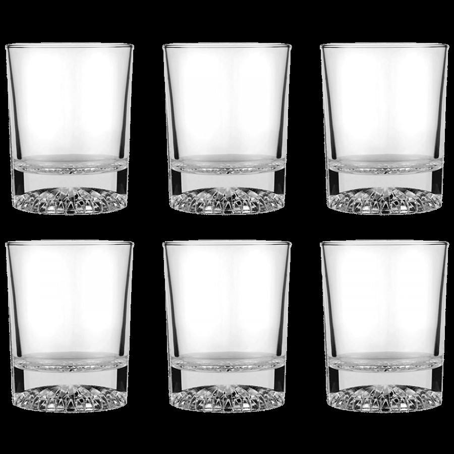 Lucky Glass Catering Diamond Whisky Tumbler - Multipurpose