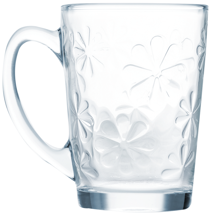 Luminarc  New Morning Flower Mug 32 CL Temp - Highly Durable