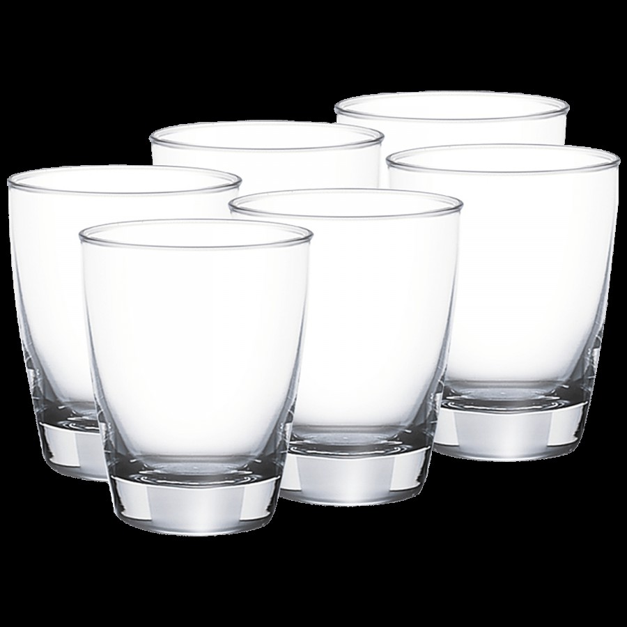 Ocean Tiara Whiskey Glass Set - Clear