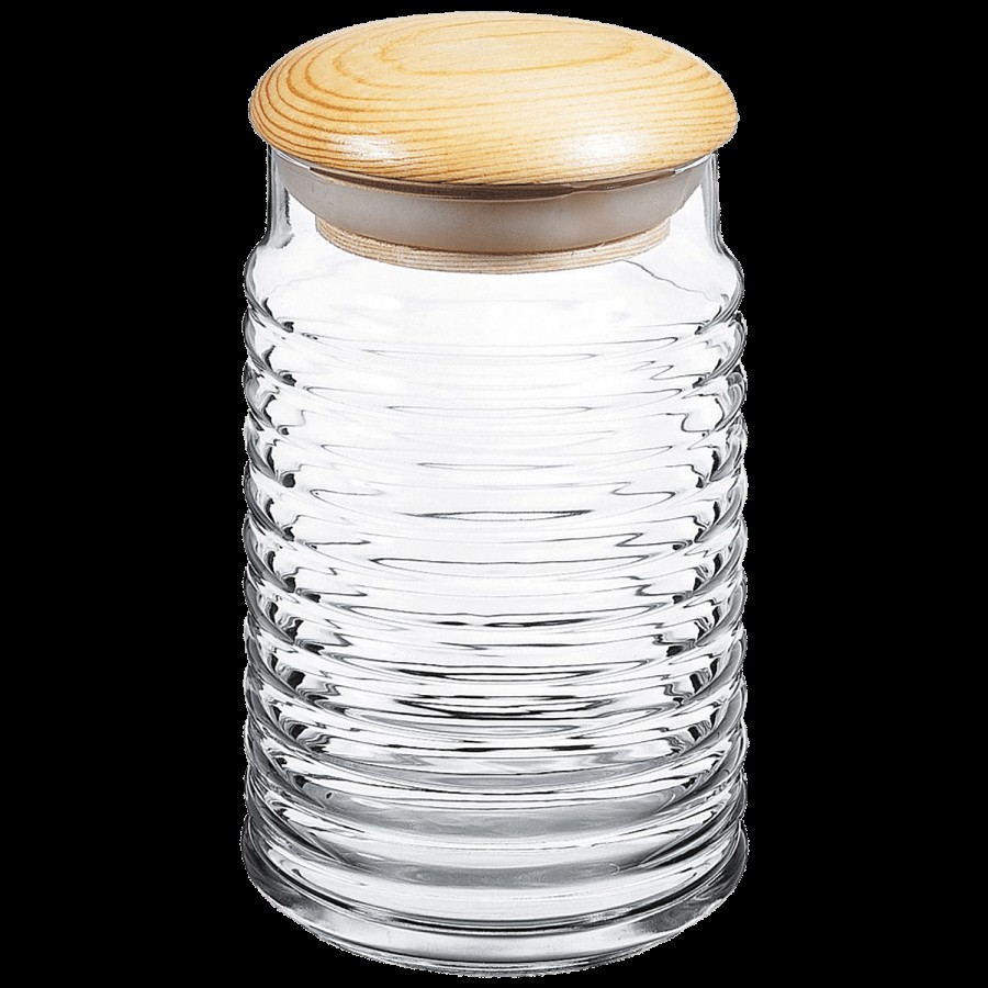 Pasabahce Babylon Glass Jar With Air Tight Lid