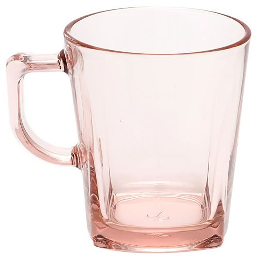 Pasabahce Carre Tea/Coffee Mug - Pink