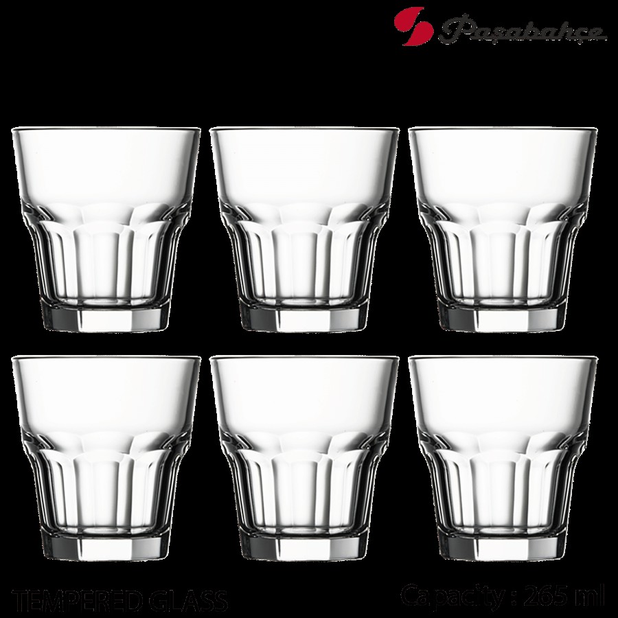 Pasabahce Casablanca Whisky/Juice Tumbler - Tempered Glass