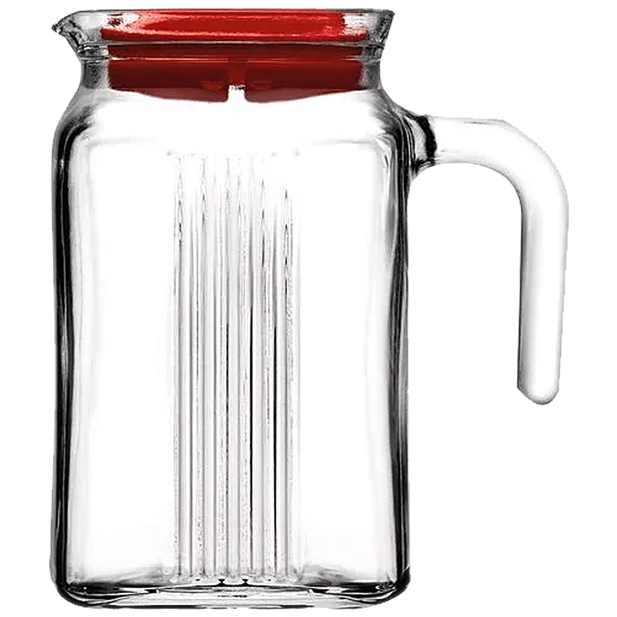 Pasabahce Frigo Glass Water/Juice Jug - Red