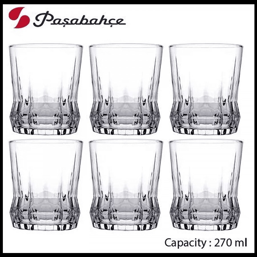 Pasabahce Gaia Glass Whisky/Juice Tumbler