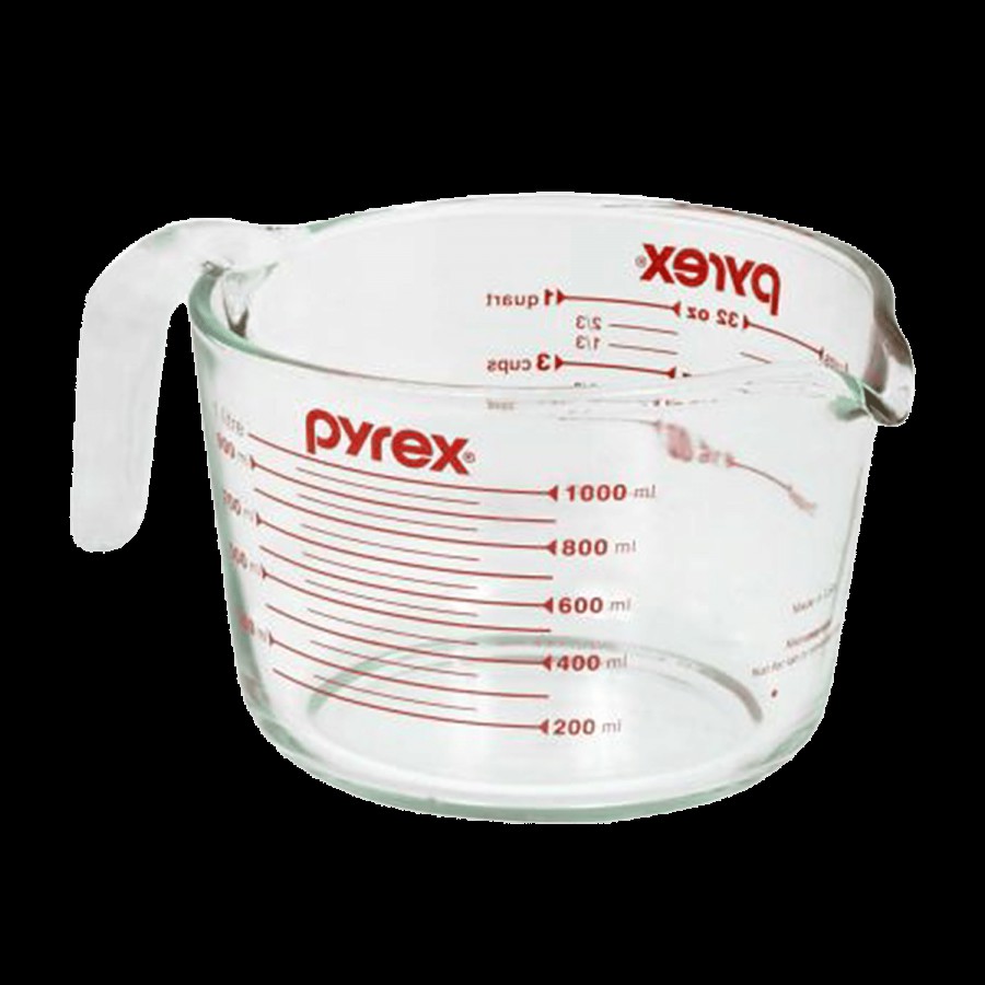 Pyrex Borosilicate Glass Measuring Jugs