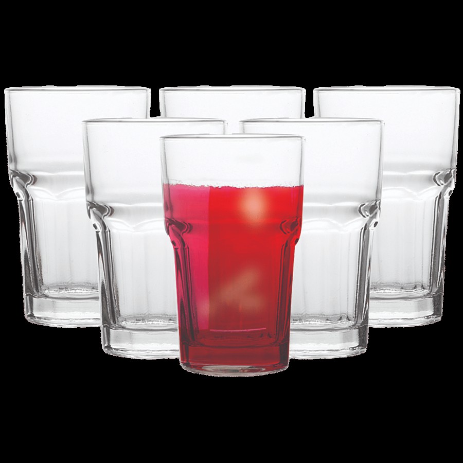 Roxx Tokyo Glass Tumbler - Transparent