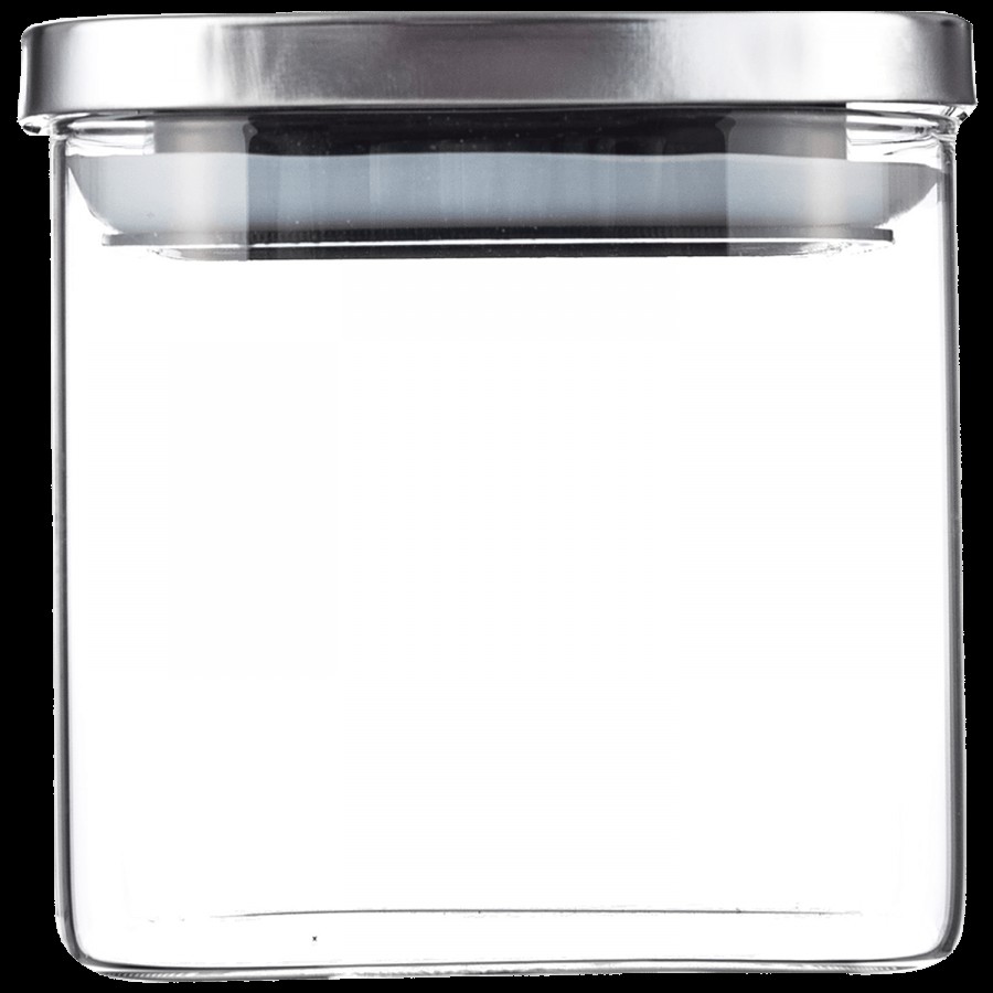 Sanjeev Kapoor Classic Borosilicate Glass Container - Square