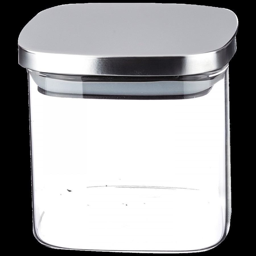 Sanjeev Kapoor Classic Borosilicate Glass Container - Square