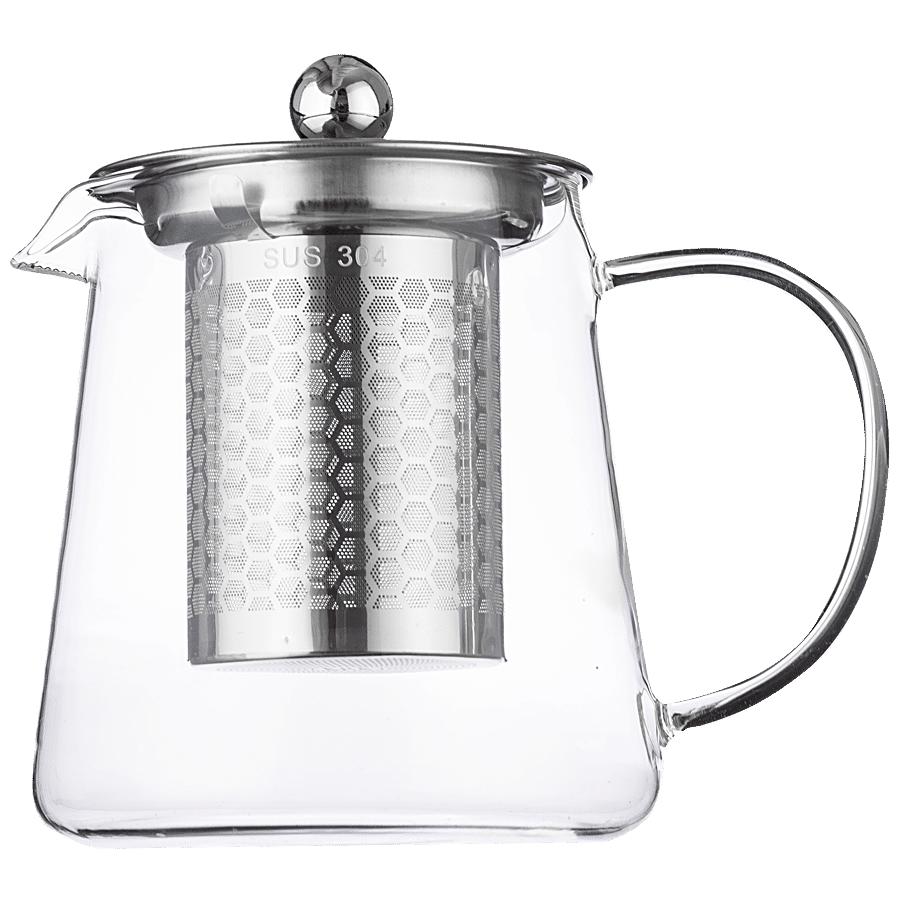 Sanjeev Kapoor Modern Borosilicate Kettle - With Lid