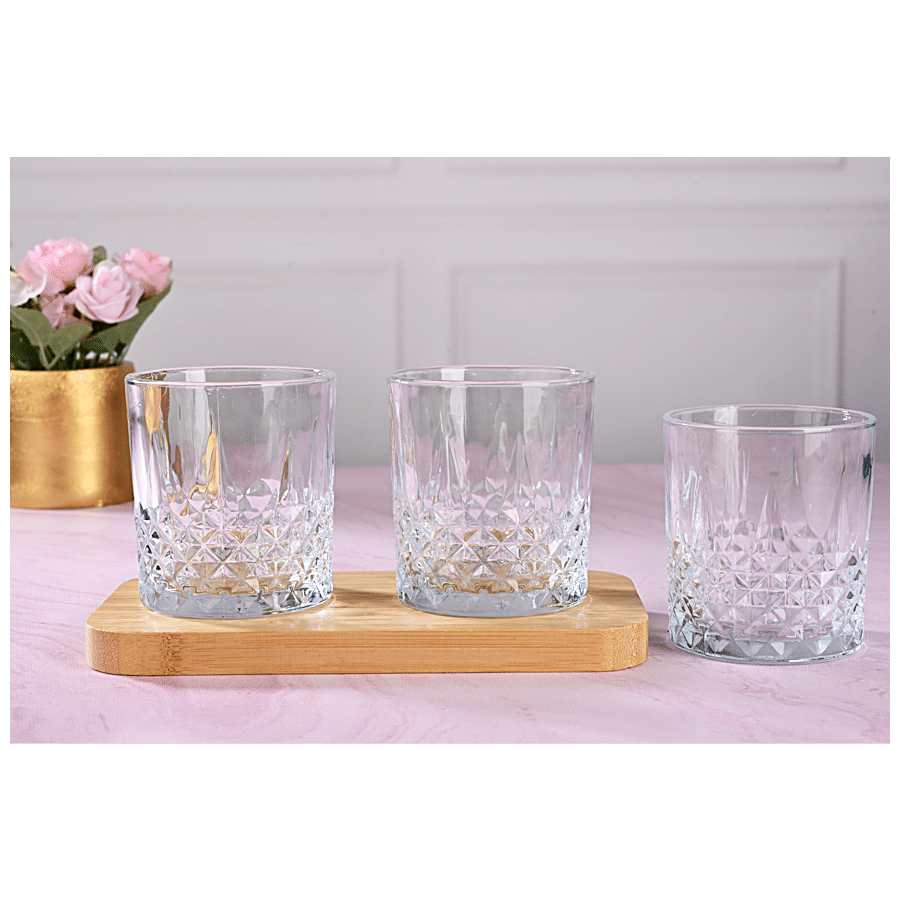 Sanjeev Kapoor Paris Crystal Whisky Glass - Highly Durable