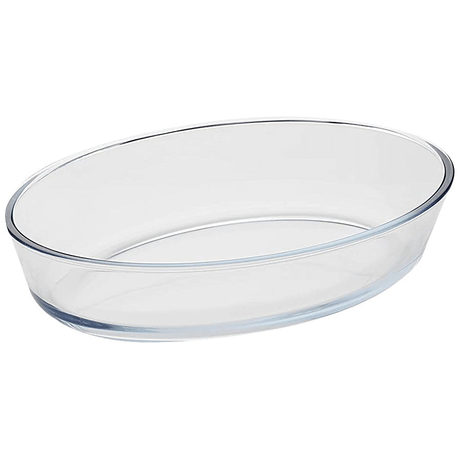 Signoraware Bake N Serve Oval Bakeware & Oven Safe Glass Dish - Clear