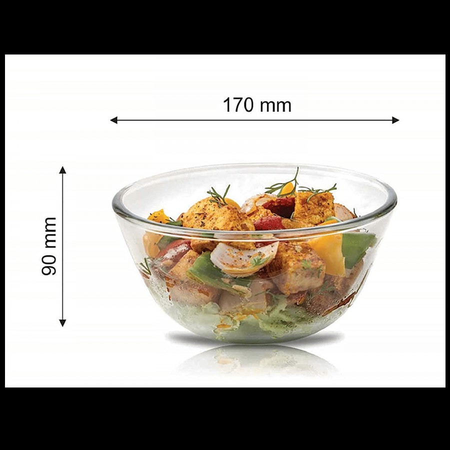 Signoraware Mixing Bowl Borosilicate Glass - Clear