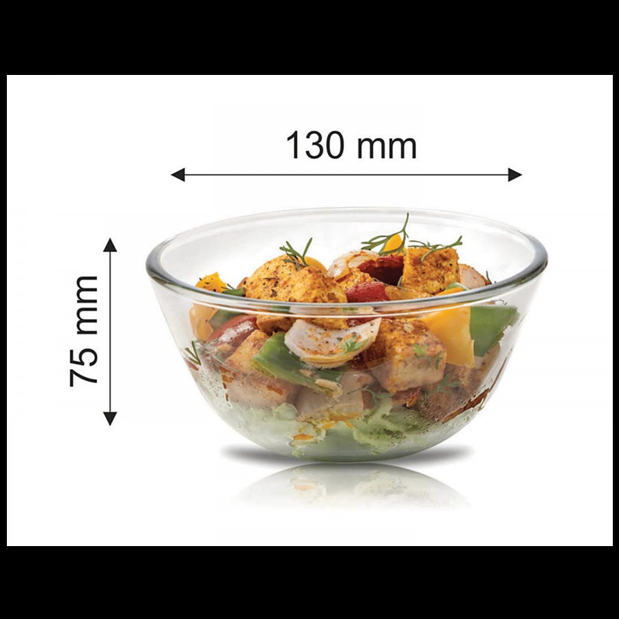 Signoraware Mixing Bowl High Borosilicate Glass - Clear