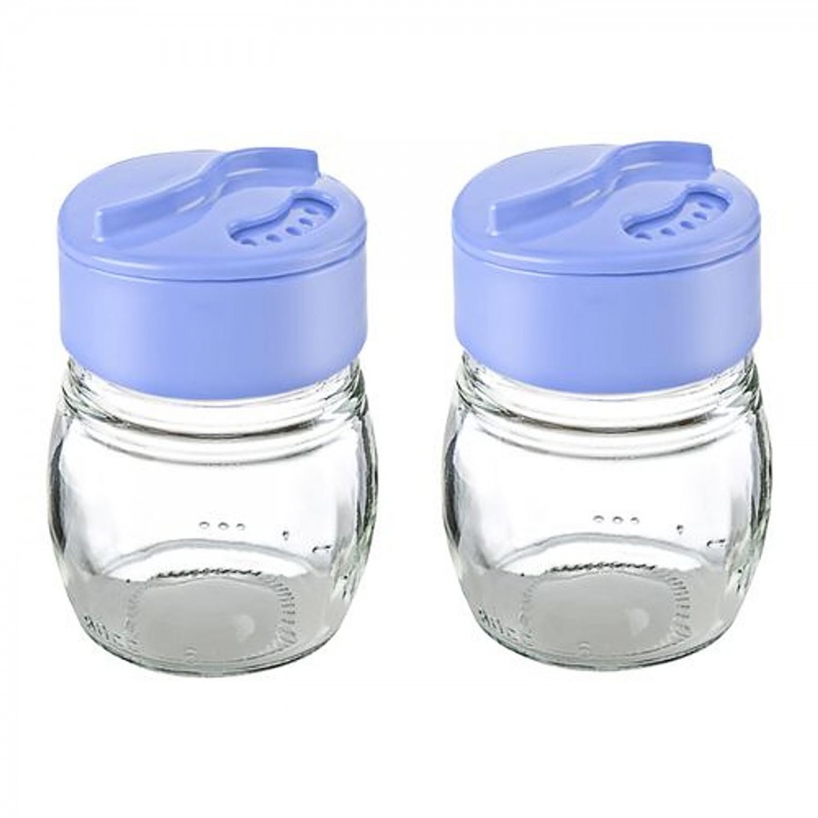 Signoraware Twist Glass Salt & Pepper Sprinkler - Blue