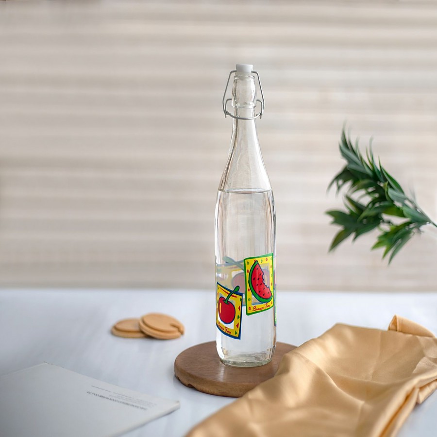 Soogo Champagne Style Water Bottle With Fruit Theme