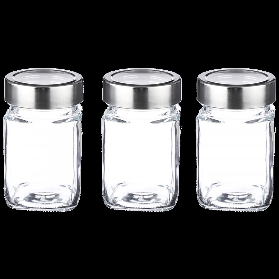 Soogo Square Jars - High Quality Glass