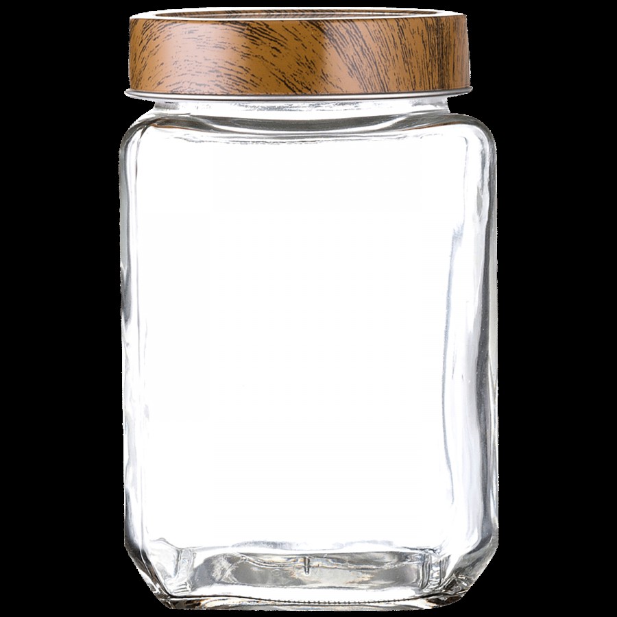 Soogo Woody Cube Jar For Beverages - Trendy & Fashionable