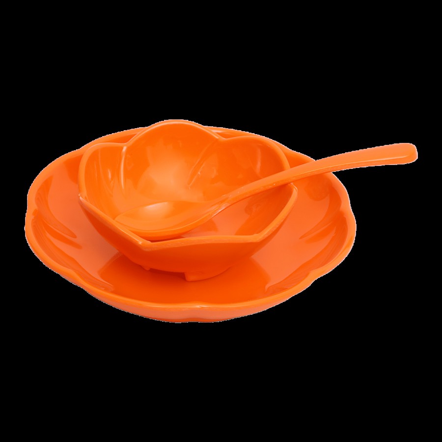 Superware Melamine Snack Set - Orange