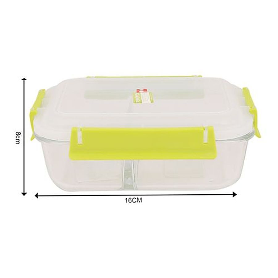 Tedemei Glass Lunch Box With Lid - Green