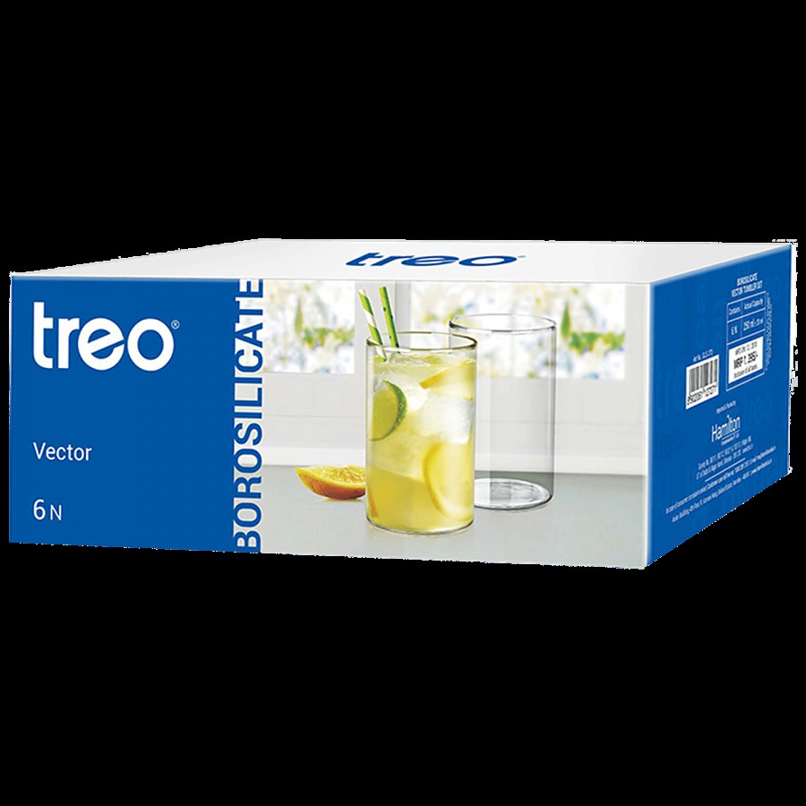 Treo Borosilicate Glass Tumbler Set - Durable