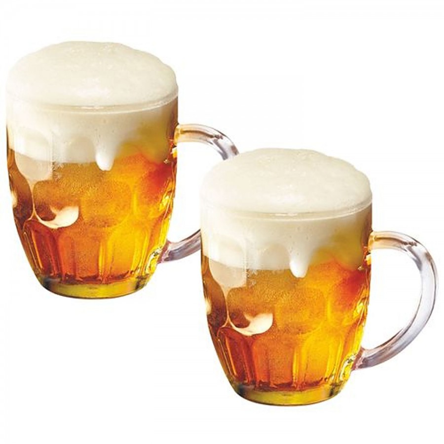 Treo Cascade Cool Transparent Glass Beer Mug