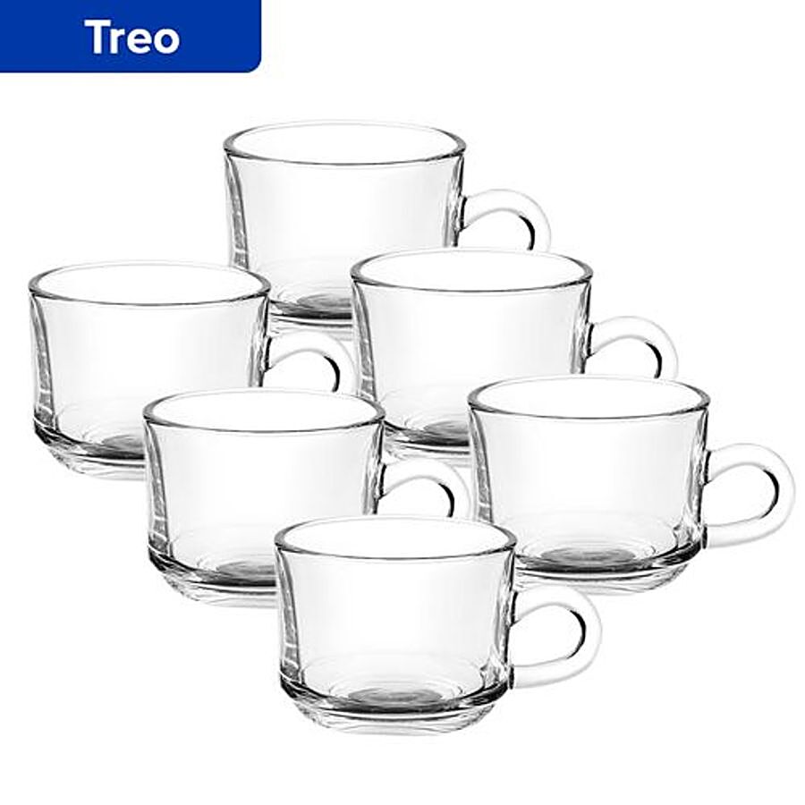 Treo Glass Cups & Saucer Bistro - Elect Gift Set