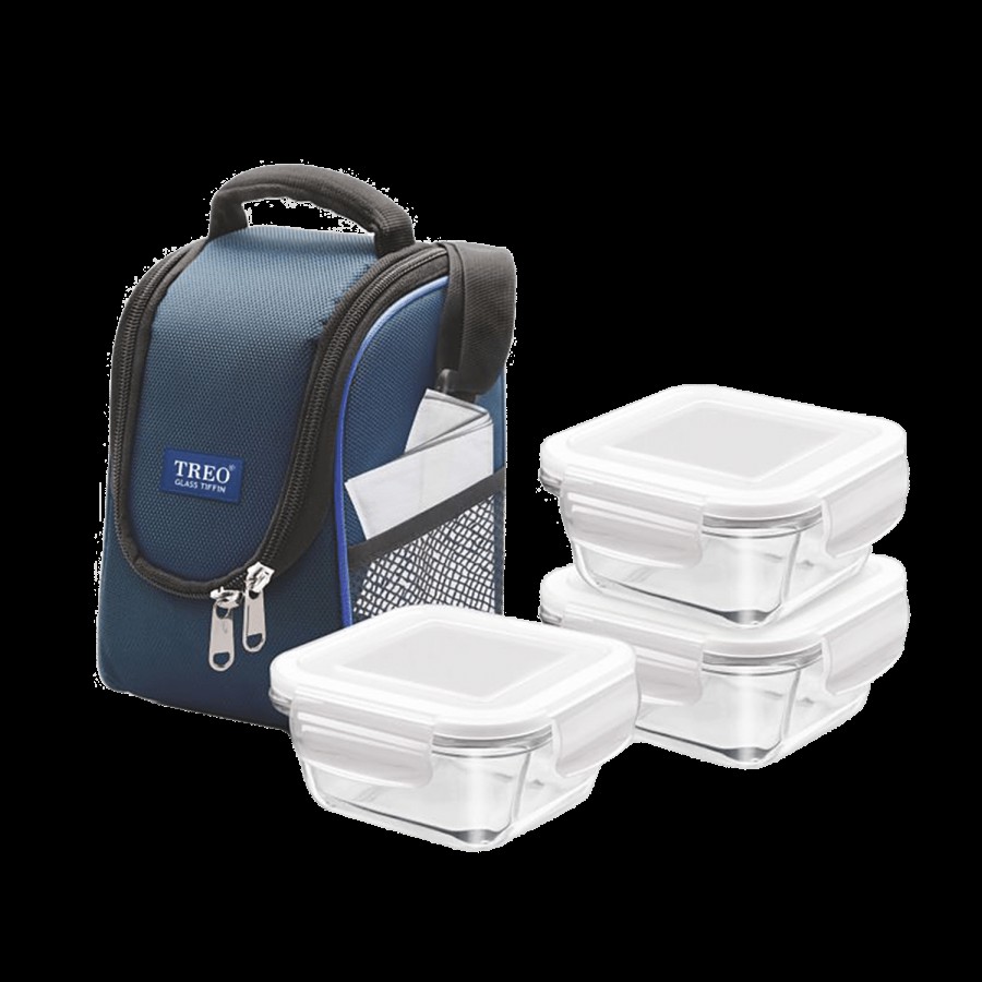 Treo Glass Tiffin - Square