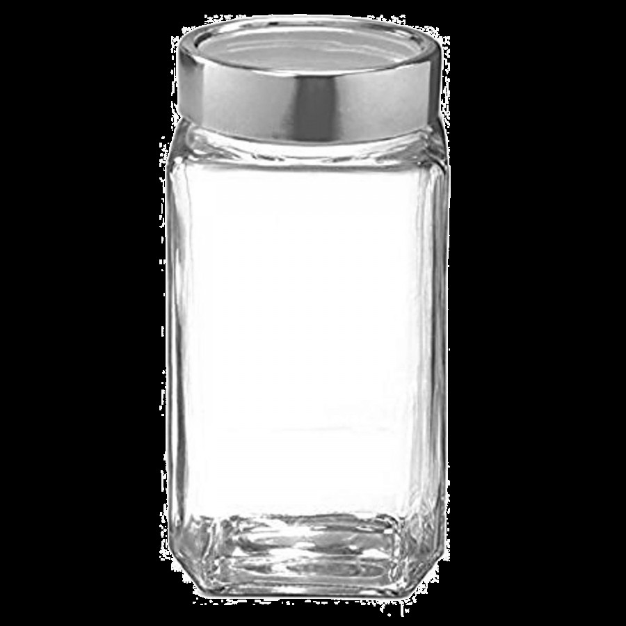 Treo Storage Jar with Lid - Transparent