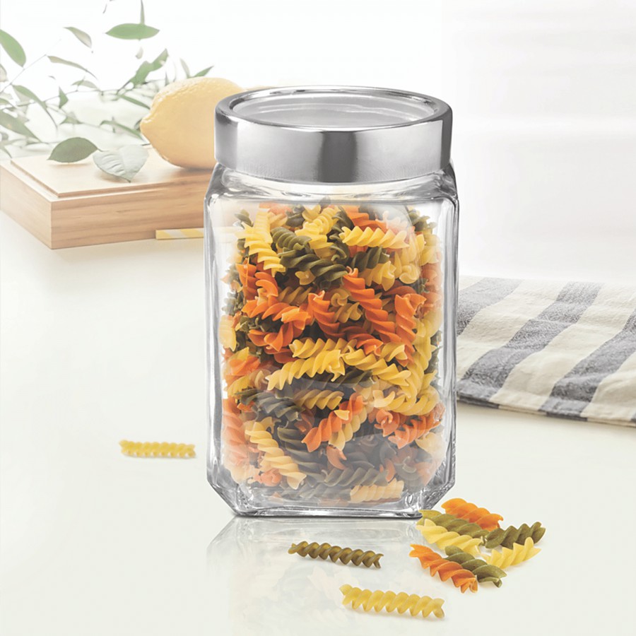 Treo Storage Jar with Lid - Transparent