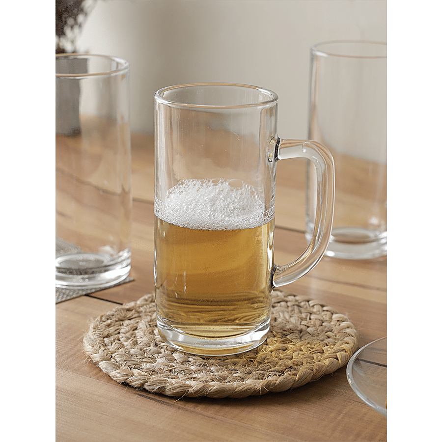 Union Glass Mug Set - Clear Finish