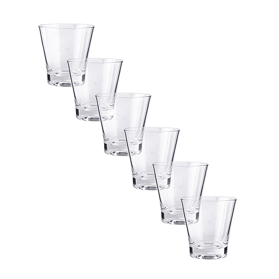 Union Glass Tumbler Set - Clear Finish