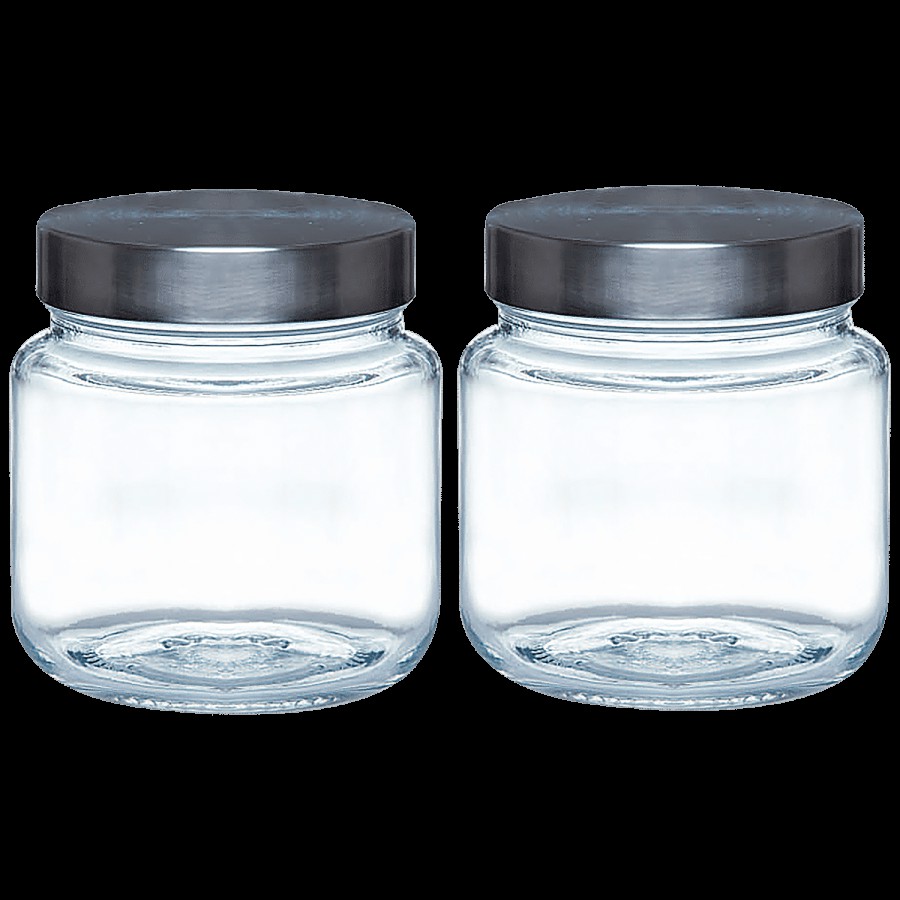 Yera Glass Jar With Steel Cap