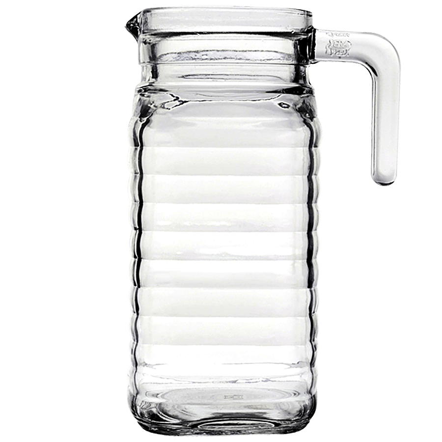 Yera Glass Juice/Water Jug- Moulded Design