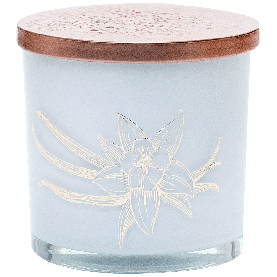 Yera Yera Round Storage Jar - Golden Foil Printed