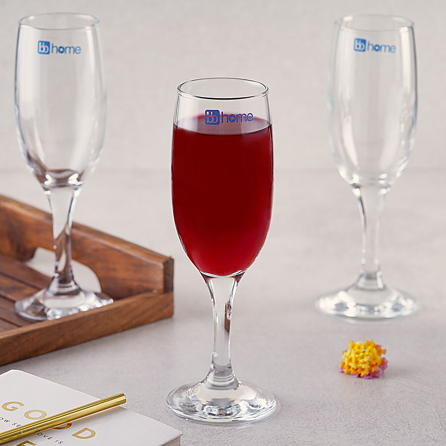 bb home Champagne/ Wine Glass Set - Ontario