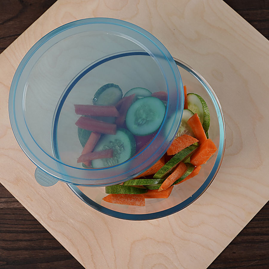 bb home Glass Mixing Bowl with Lid - Borosilicate