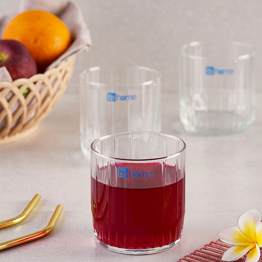 bb home Whisky/ Water/ Juice Glass Set - Lisbon