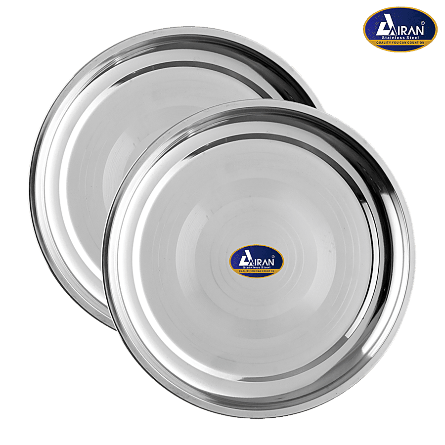 AIRAN Stainless Steel Meenakshi Plate - No.11