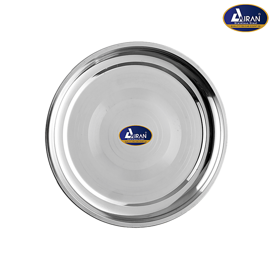 AIRAN Stainless Steel Meenakshi Plate - No.12